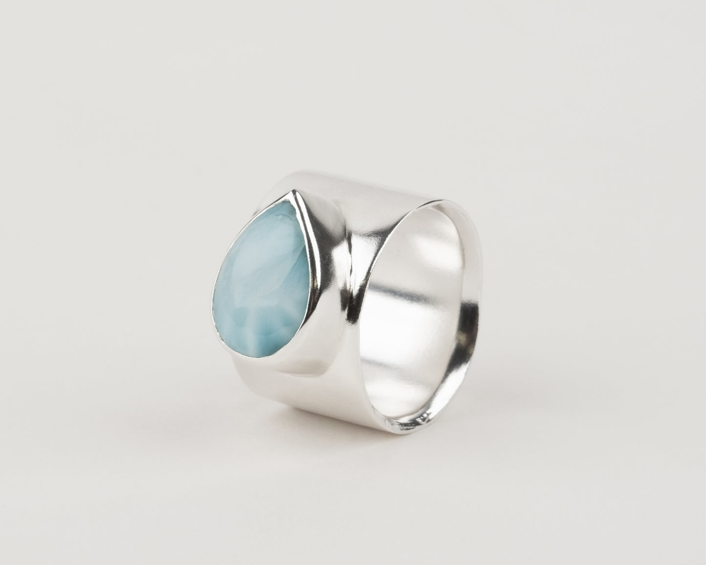 Larimar Podium Ring