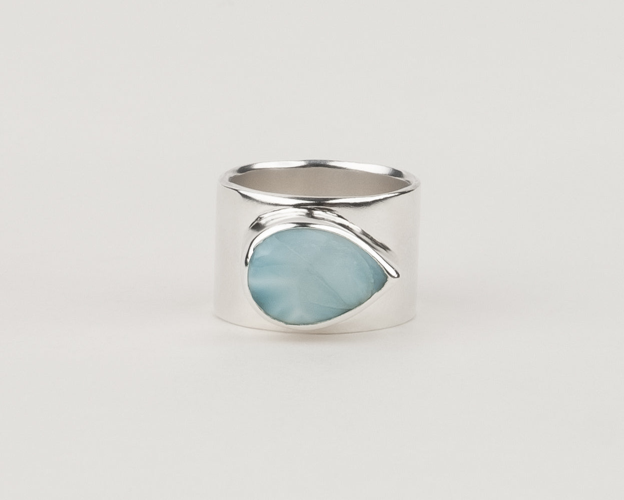 Larimar Podium Ring