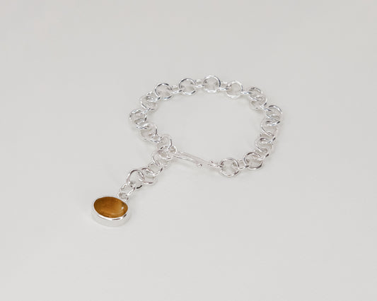 Dangle Chalcedony Bracelet