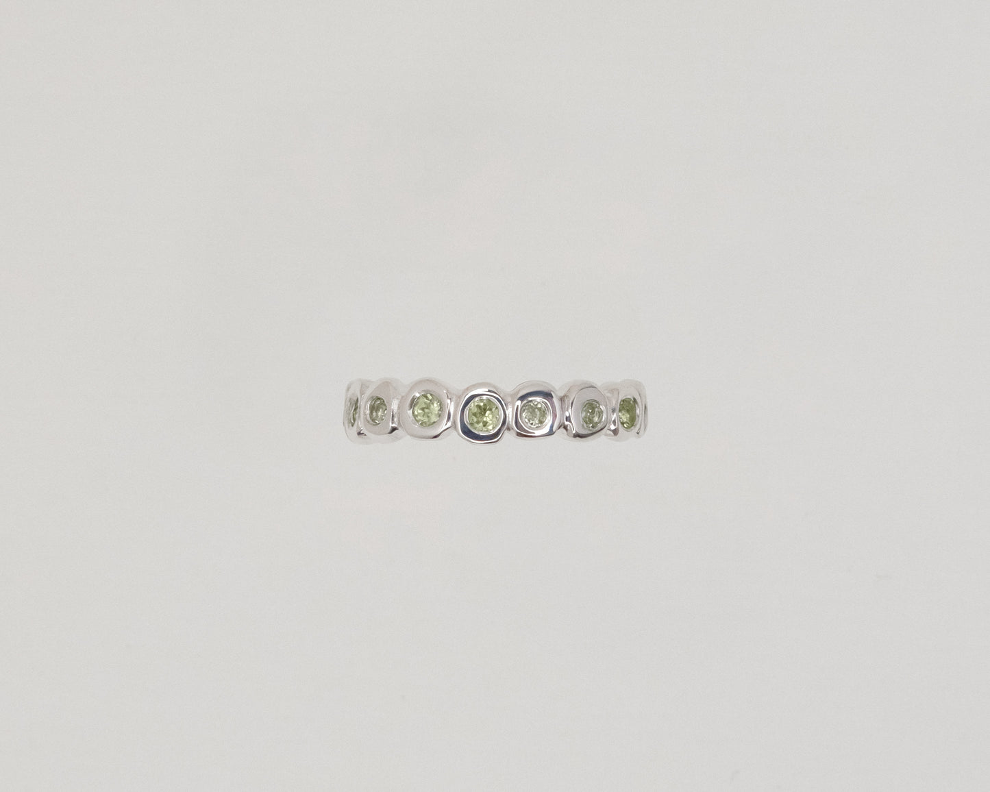 Eternity Peridot Ring