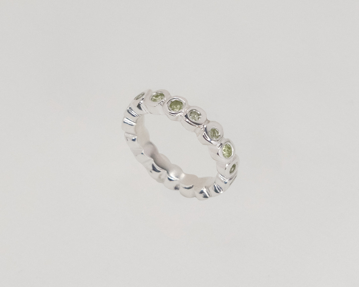 Eternity Peridot Ring