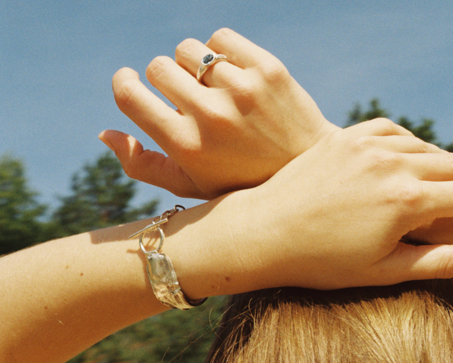 Oval Pebble Ring